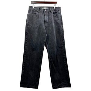 Harley-Davidson Black Denim Jeans Men’s 36x30 Classic Fit Biker Motorcycle Pants